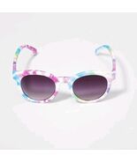 Cat &amp; Jack Kids&#39; Rainbow Round Sunglasses Blue/Purple Tie-dye - $16.99