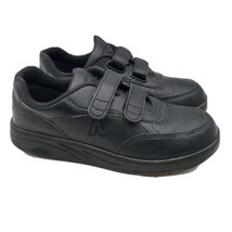 New Balance 811 Mens Size 8.5 Hook &amp; Loop Straps Black Walking Shoes MW8... - £31.12 GBP