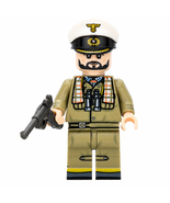 WWII German U Boat Commander Custom 1pc Minifigure - $3.99