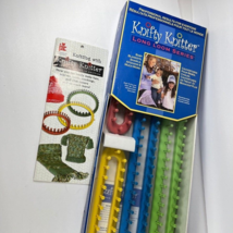 Provo Craft Knifty Knitter Long 4 Loom Series Ideal For Medium Yarn Hats... - £31.28 GBP