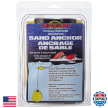 Airhead PWC Shallow Water Sand Anchor Yellow 8.5x6x4 Boat Marine - $32.70