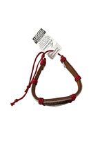 Authentic Yuda Band Handmade Guatemala Leather Bracelet Adjustable Triba... - $14.40