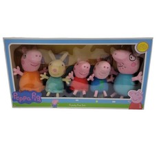 Just Play Peppa Pig Family Fun Plush Stuffed Animal 5 Pack, Peppa, Rabbit &amp; More - £47.84 GBP