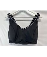Livi Active Sports Bra by Lane Bryant 44DDD Molded Black Wireless - $24.31 CAD