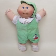 1982 Cabbage Patch Kids Baby Boy Bald Green Eyes Sail Boat Suit 13&quot; **No Shoes** - £54.26 GBP