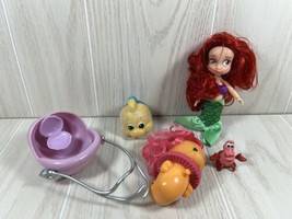 Disney Animators Collection Little Mermaid Ariel Mini Doll Playset figures - £16.29 GBP