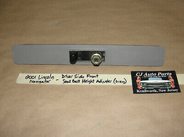 01 Lincoln Navigator Left Front Shoulder Seat Belt Strap Height Adjuster Lever - $25.73