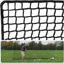 Golf Practice Net Netting Barrier Nets Nylon Black NEW - £57.38 GBP