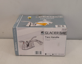 Glacier Bay Builders 4&quot; Centerset Two Handle Low-Arc Bathroom Faucet in ... - $23.75