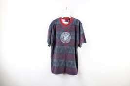 Vtg 90s Streetwear Mens Large Faded Eagle All Over Print Short Sleeve T-Shirt - £31.07 GBP