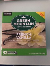 GREEN MOUNTAIN COFFEE ROASTERS FRENCH VANILLA KCUPS 32CT - $20.78
