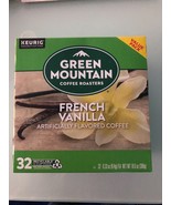 GREEN MOUNTAIN COFFEE ROASTERS FRENCH VANILLA KCUPS 32CT - £19.57 GBP