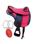 Synthetic Bareback Horse Saddle with Girth + Fender - $234.47 CAD