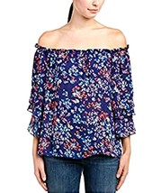 Parker Off The Shoulder Floral Blouse Top P7H3782PGP ( Xs ) Free Shipping - £64.41 GBP