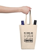 Double Wine Tote Bag - Camping Scene - Perfect for Wine Lovers - Holds 2... - £25.52 GBP