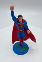 Wilton Superman Cake Topper Superman Figure 1993 Superman PVC Mini Doll Vintage - £4.47 GBP