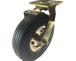 8&quot; X 2-1/2&quot; Pneumatic Wheel Brass Caster (Foam-Flat Free) - Swivel With ... - $100.69