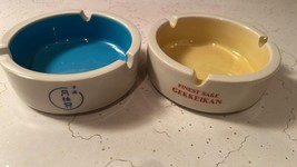 FINEST SAKE GEKKEIKAN OTAI TAJIMI CERAMIC ASHTRAY lot of 2 - $20.69