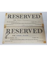 Table Sign Collinsville Park Ballroom Policeman Ball Tommy Dorsey 1939 S... - $18.95