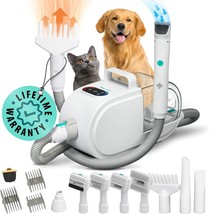 AAA 7 In-1 Pet Grooming Kit With Low Noise Vacuum, Hair Dryer, And Blow Dryer Fo - $102.98