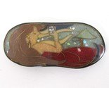 VTG Cocktail Party Lady Sand and Shell Inlay Barrette Glitter Hair Clip ... - $19.75