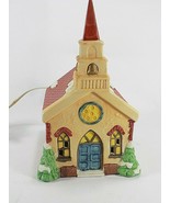 Light-Up Village Church Americana Porcelain Collectable - (1991) W/ Orig... - €9,44 EUR