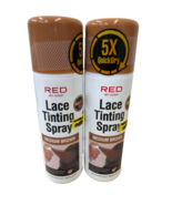 (2) Red By Kiss Lace Tinting Spray 5x Quick Dry Medium Brown 3 oz - $15.99