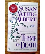 Thyme of Death by Susan Wittig Albert - $57.11 MXN
