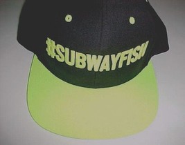 Alexis Michelle Lives Subway Fish Adult Unisex Black Lime Baseball Cap O... - $39.97