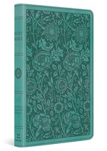 ESV Premium Gift Bible (TruTone, Teal, Floral Design) - £18.22 GBP