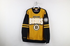 Mitchell &amp; Ness Mens Large Spell Out Striped Boston Bruins Hockey Sweats... - $69.25