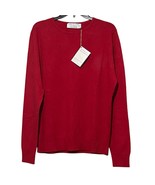 Berkley Long Sleeve Sweater Red Cashmere Women Size 1X New with Tags Gor... - $73.33 CAD