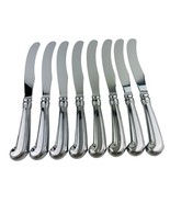 Lenox Williamsburg Royal Scroll French Hollow Pistol Knife Set of 8 Stai... - $108.15 CAD