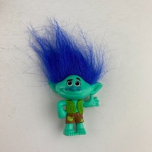 Hasbro Green Troll Doll Character Toy Figure Blue Hair Dreamworks Pretend Play - £14.38 GBP