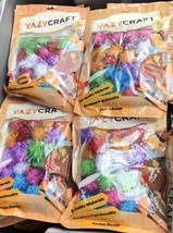 Glitter Craft Sparkle Pom Poms-Cat Toys-Crafting-By Yazy Craft-25 Pcs/Pk... - $13.35