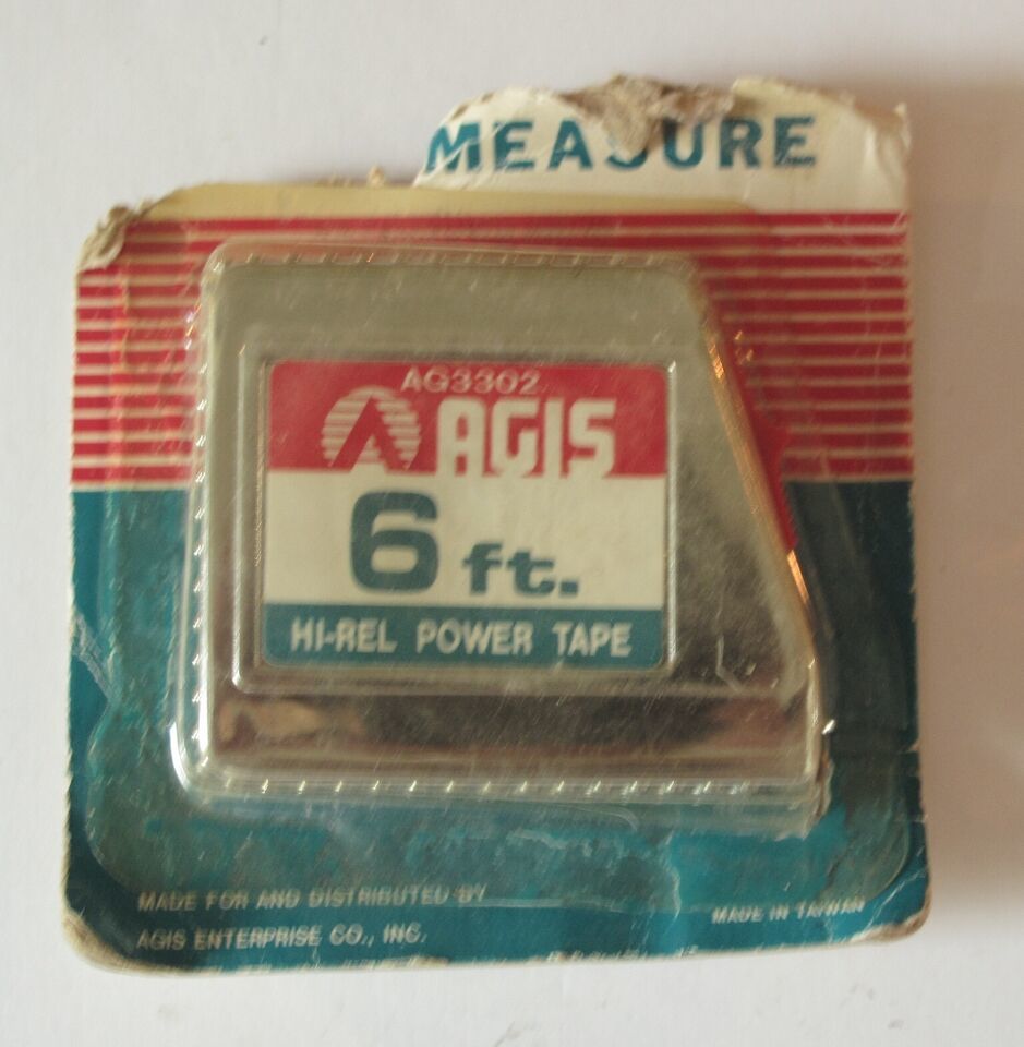 Agis 6ft Measuring Tape Vintage - $6.82