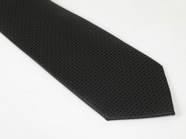 Men's Woven Tie Hankie Set J.Valintin Private Collection R77 Black Shadow Dots image 3