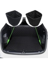 For 20-24Tesla Model Y Cargo Side Trunk Organizer Storage Box Bins W/ Ha... - $24.74