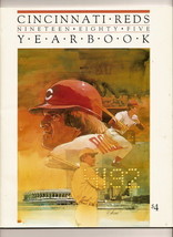 1985 cincinnati reds official yearbook program - £23.02 GBP