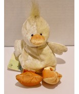 Russ Berrie Wishlings Cheeks Easter Plush Duck Chick Bean Bag Yellow  8 ... - £6.98 GBP