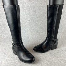 Women Boots Size 6.5 Life Stride Faux Leather Comfort Sole Black - £12.21 GBP