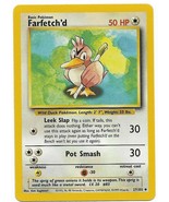 1999 WOTC Pokemon Game Base Set #27/102 Farfetch&#39;d Non-Holo MINT - £23.46 GBP