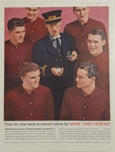1957 Print Ad Van Heusen Grand Central Classics Men&#39;s Shirts Checks &amp; Stripes - £17.08 GBP