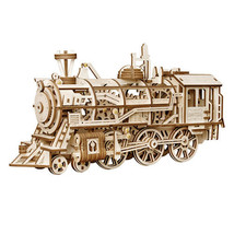 Robotime Mechanical Gears 3D Wooden Puzzle - Locomotive - £82.81 GBP