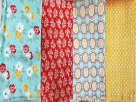 4Pc Jumbo Printed Kitchen Terry Towel Set (16&quot; X 28&quot;) Spring Floral Designs T+Cl - £32.05 GBP