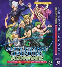 DVD ANIME Jojo&#39;s Bizarre Adventure Sea 1-6 Vol.1-176 End English Dub + Free Ship - £49.06 GBP