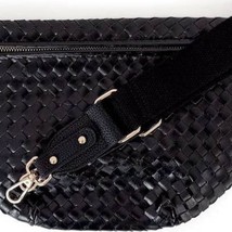 Simply Solid Crossbody Purse Bag Detachable Adjustable Strap Black - $24.75