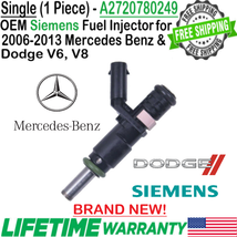 x1 Brand New OEM Siemens DEKA Fuel Injector For 2008-2012 Mercedes C300 3.0L V6 - $75.23