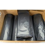 Revolution Bag Black Poly Bag 47&quot; x 60&quot; 5 Case (75 Bags/Case) Garbage Ca... - $33.82 CAD