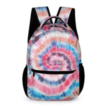 Mondxflaur Retro Tie Dye Backpacks for School Kids Teen Lightweight 16.2inch - £27.88 GBP
